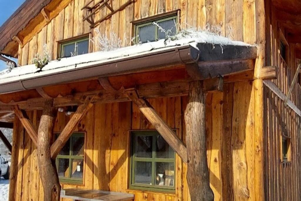 Chalet Boruvka - Biofarma Na Samote V Lesich Benesov  Bagian luar foto