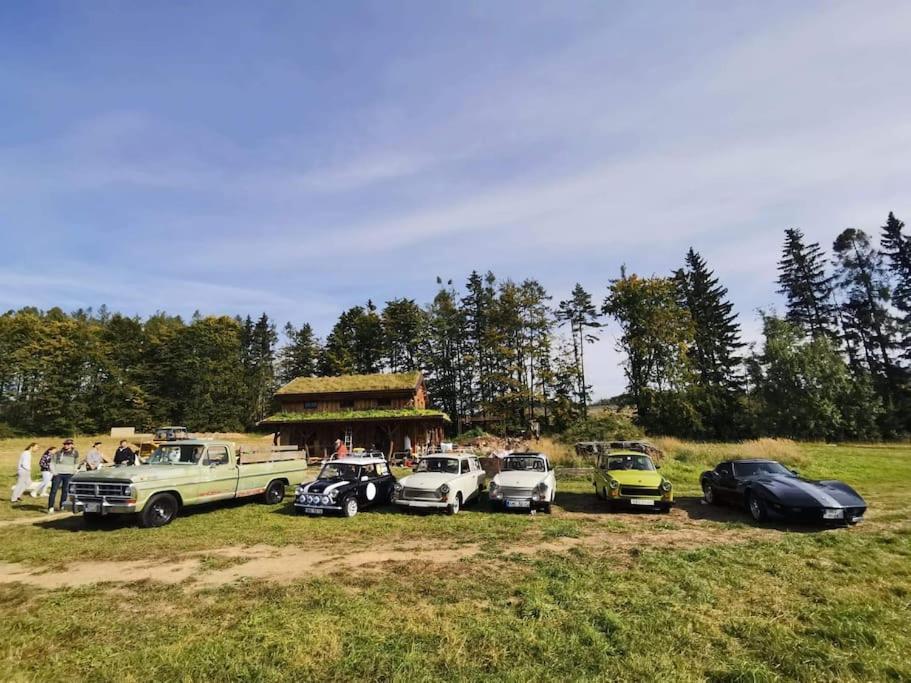 Chalet Boruvka - Biofarma Na Samote V Lesich Benesov  Bagian luar foto