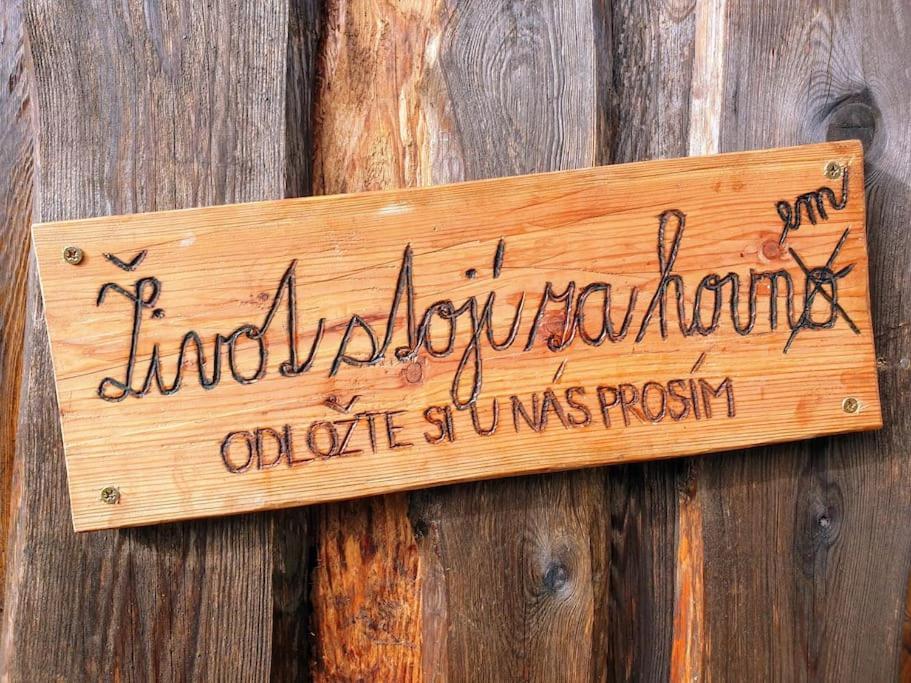 Chalet Boruvka - Biofarma Na Samote V Lesich Benesov  Bagian luar foto
