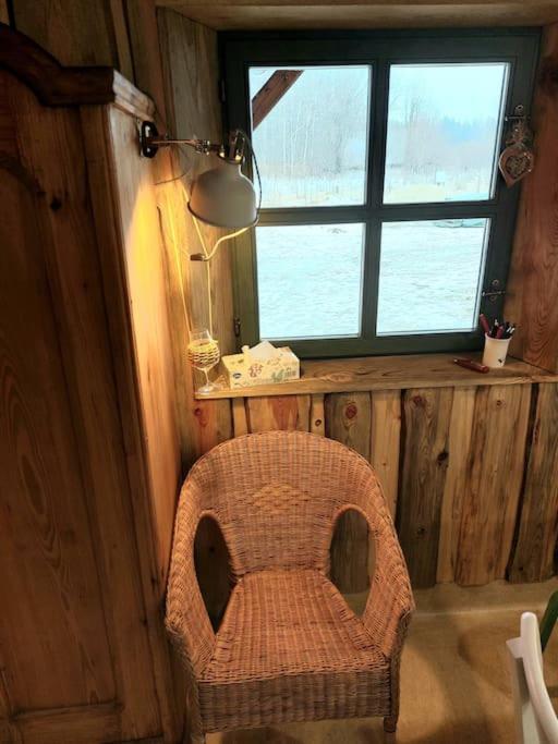 Chalet Boruvka - Biofarma Na Samote V Lesich Benesov  Bagian luar foto