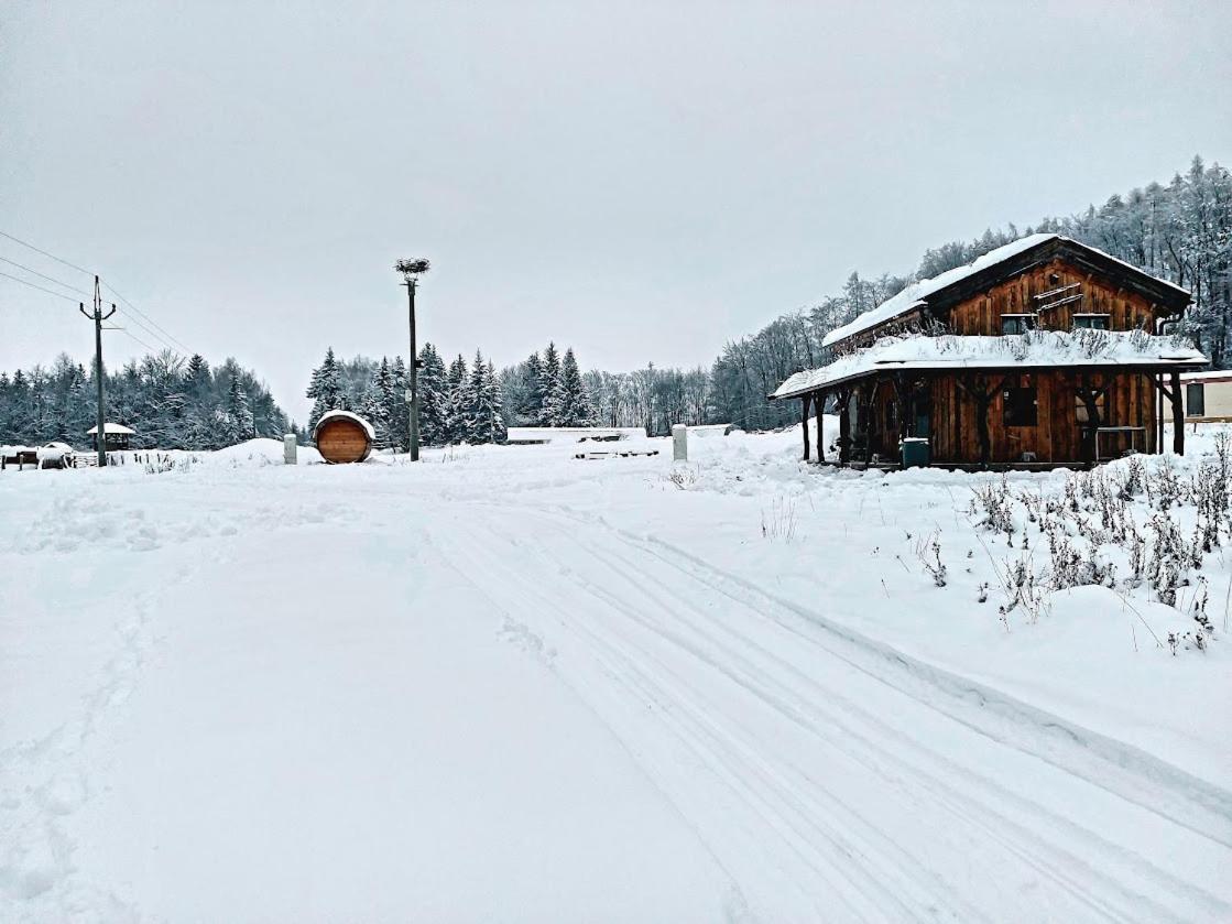 Chalet Boruvka - Biofarma Na Samote V Lesich Benesov  Bagian luar foto